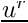 $ \vect{u^r} $