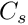 $C_s$