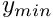 $ y_{min}$