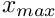 $ x_{max}$