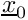 $ \vect{x}_0$